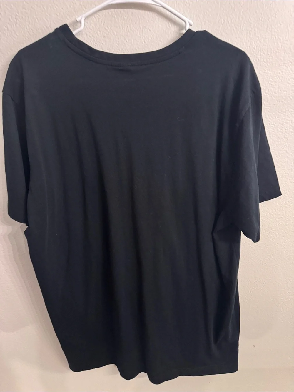 Polo by Ralph Lauren Black Crew Neck Tee with White Pony Logo